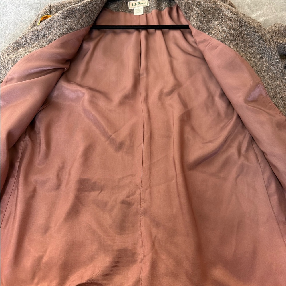 Vintage L.L. Bean Wool Tweed Blazer Jacket Size 12 USA Heritage Preppy Tailored - Picture 11 of 13